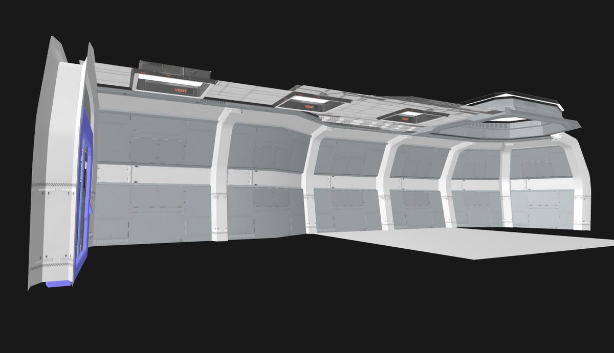 adamskiartski's tweet image. building a space for @_portals_ - first I line up the normal maps in maya - adjusting to get maximum texture resolution! Then put the shader together in blender! then we test it out in portals! #gamejam #portals #horror