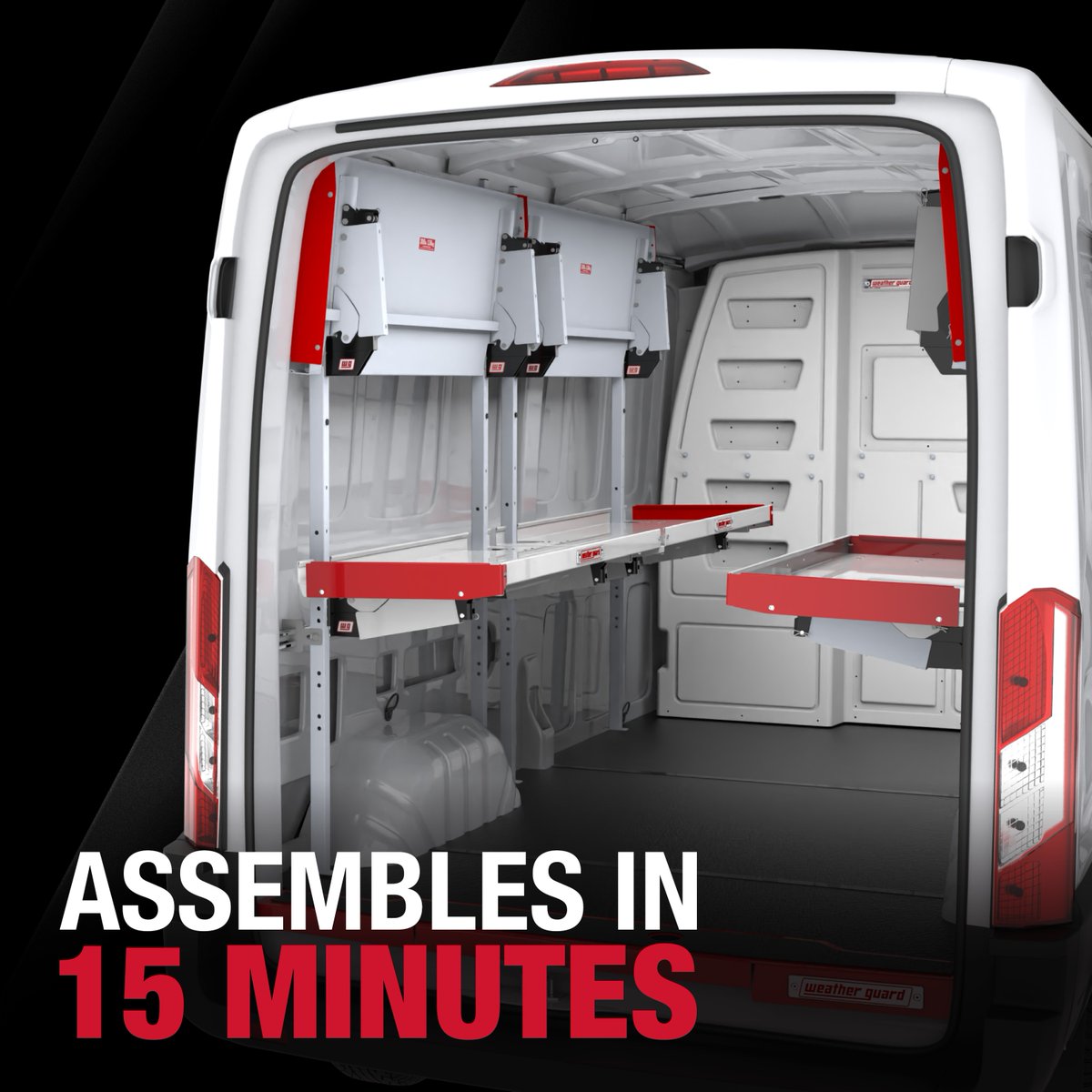 weather_guard's tweet image. Maximize your van, maximize your hustle. Weather Guard&apos;s Folding Shelves are the gold standard in van upfit durability. 

Find yours: bit.ly/4gMYM77

#weatherguard #workvan #vansolutions #foldingshelves #newproduct #upfit #heavyduty