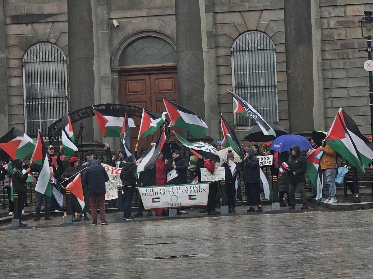 Militant Left joined the angry protest in support of #Gaza and the #globalsumudflotilla