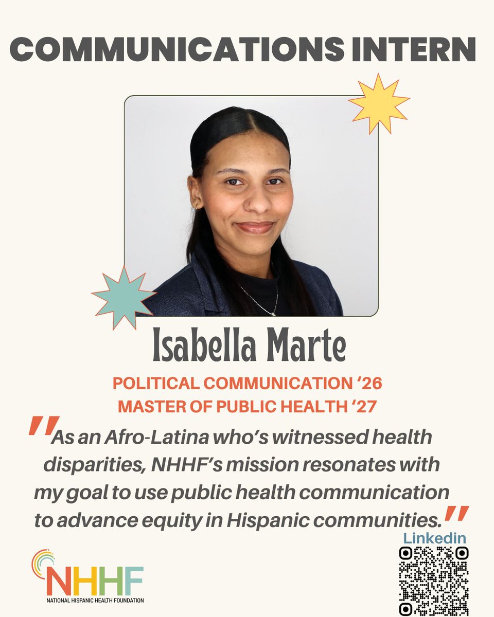 The_NHHF's tweet image. 🍂 Thrilled to welcome our Fall 2025 interns! 🌎💙 Diverse leaders in public health, policy &amp;amp; advocacy, all committed to a more inclusive future for Latinos. ✨ Spring 2026 applications are open now! 🔗bit.ly/4nYN2Rx
 #FallInternship #springinternship #NHHF