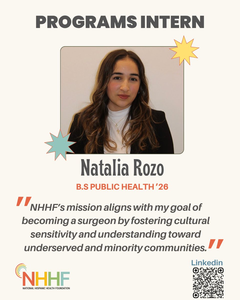 The_NHHF's tweet image. 🍂 Thrilled to welcome our Fall 2025 interns! 🌎💙 Diverse leaders in public health, policy &amp;amp; advocacy, all committed to a more inclusive future for Latinos. ✨ Spring 2026 applications are open now! 🔗bit.ly/4nYN2Rx
 #FallInternship #springinternship #NHHF