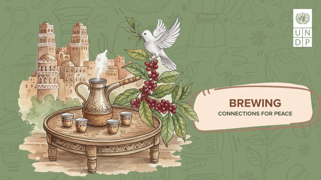 UNDPYemen's tweet photo. ๐ค Coffee tables are spaces for dialogue. Conversation over #coffee can spark understanding and unity.
#InternationalCoffeeDay
#BrewingConnections
#YemeniCoffee https://t.co/DcCqjiELMN