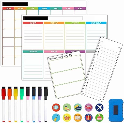 MsKiraWonder's tweet image. I just received 4 Pack Magnetic Whiteboard Calendar, Feela 2024 Monthly Weekly Planner Whiteboard for Fridge with 8 Whiteboard Pens, 1 Dry Wipe Eraser, 10 Stickers, Family Meal Planner Board, H from Bloodgod via Throne. Thank you! throne.com/kwonder #Wishlist #Throne