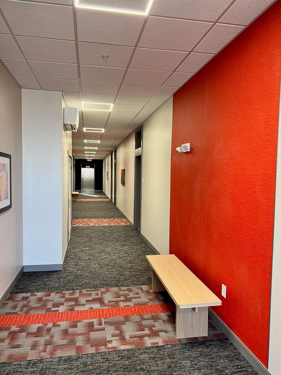 TripleConstruc2's tweet photo. Colorful hallways of the Lofts at St. Joseph, a project we completed several years ago in Haverhill MA. The building was a former school converted into 36 affordable apartments in the downtown area.  https://t.co/EvToKZlE9c #renovation https://t.co/RDrm1Y4kQz