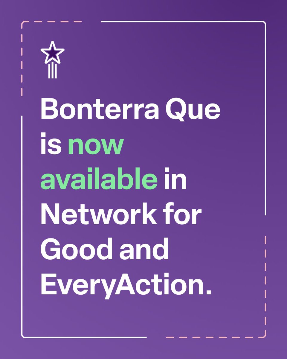 Nonprofits, funders, and CSR teams have told us the same thing:  

They have a lot on their plate. They don’t have time for another tool, especially during the year-end giving season. That’s why we built Bonterra Que. 

Meet Que 👉 bonterratech.com/solutions/bont…
