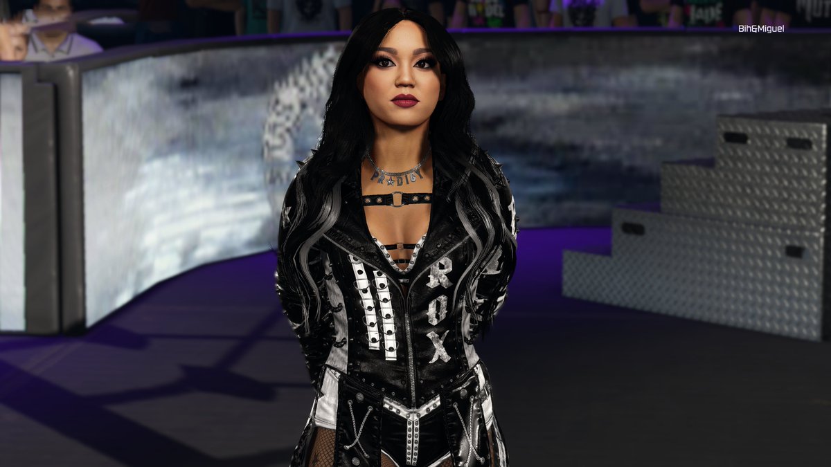 urfavorit3trash's tweet image. Rise up tonight, before we all fall down! 😇#WWE2K25