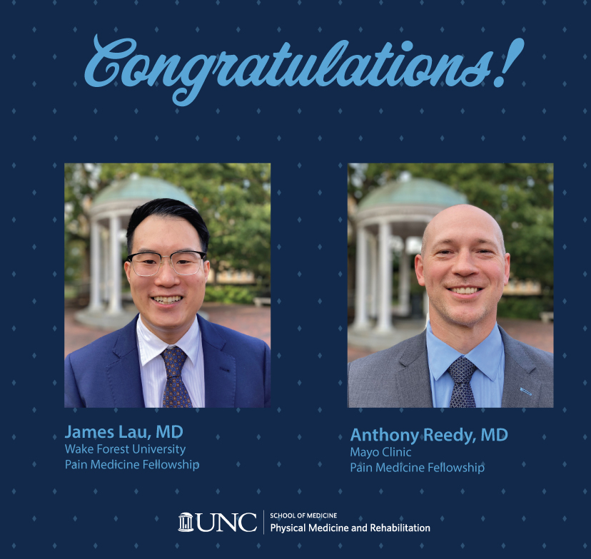 Congratulations to Dr. James Lau (Wake Forest) and Dr. Anthony Reedy ...