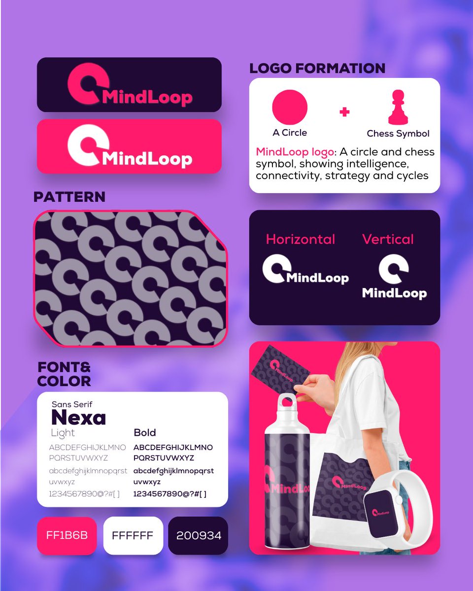 Owaee_'s tweet image. I worked on this project weeks ago, and almost forgot to share it here.
Meet MindLoop, where every move counts, where your strategy meets the decentralized future.
One loop. Infinite possibilities. #MindLoop #Web3 #Web3Designer #Branding
Hire me for your next project.