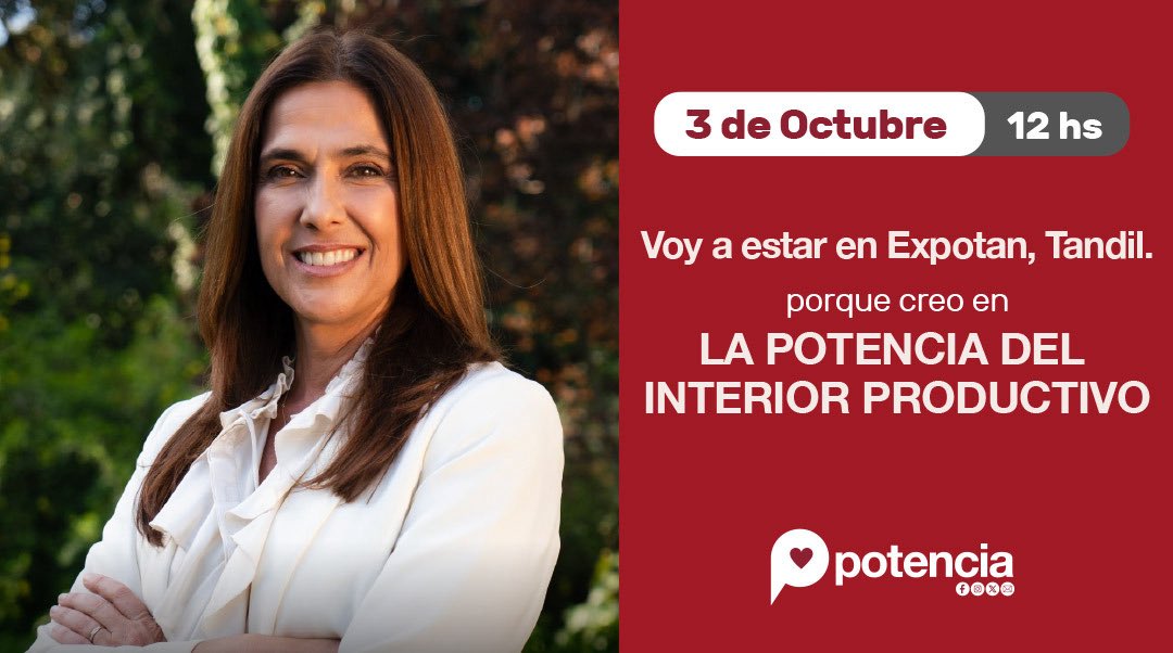 Mañana <a href="/eugetale/">Maria Eugenia Talerico</a> en 📍Expotan