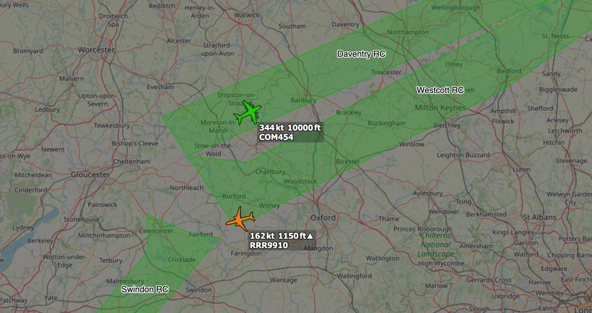 ArmchairAdml's tweet photo. #RAF Royal Air Force - NATO Air Policing / Eastern Sentry
Airbus KC.2 Voyager 1x
#43C700 ZZ343 - ASCOT9910
The 5th Eastern Sentry patrol by the RAF is underway. The tanker ASCOT9910 is airborne from RAF Brize Norton.
The fighters are not airborne yet. I expect to see/hear them as ASCOT9911/12 flt.
๐งต