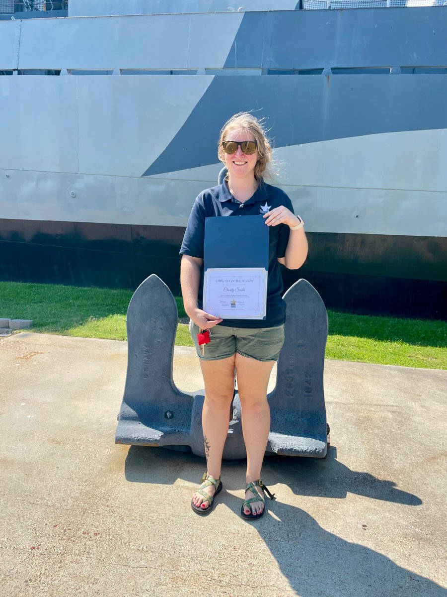 galvnavalmuseum's tweet image. Congratulations to our Employee of the Season, Charity Smith! Thank you for your exceptional work ethic, creative ideas, and for making a massive impact on our success this season.
#thingstodo #galvestontx #houstontx #usnavy #wwiihistory #museum #onthisday #employeeappreciation