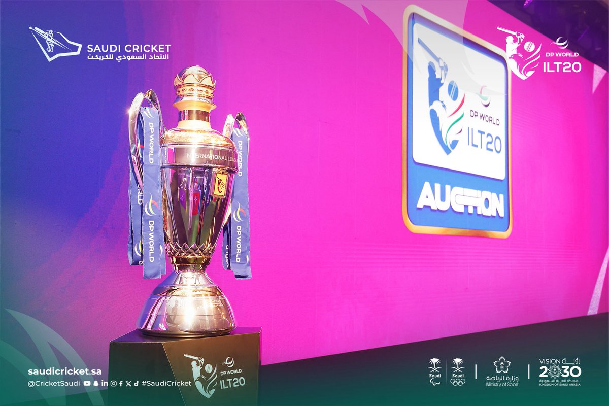 A step towards a promising future 💫

#SACF | #SaudiCricket | #ILT20 | #DPWorldILT20Auction