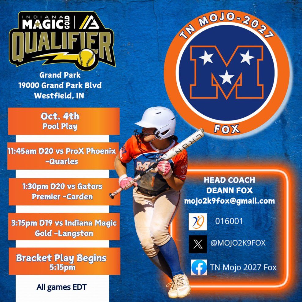Bella Smith 2027 C/UTIL (@bellasmith2027) on Twitter photo Putting in some work with High School and MOJO teammate <a href="/MaddyM_2028/">Maddy Moore 2028 RHP</a> Can’t wait for the IMG Qualifier this weekend!! <a href="/MOJO2K9FOX/">TN Mojo 2027 Fox</a> 🧡💙 Putting in some work with High School and MOJO teammate <a href="/MaddyM_2028/">Maddy Moore 2028 RHP</a> Can’t wait for the IMG Qualifier this weekend!! <a href="/MOJO2K9FOX/">TN Mojo 2027 Fox</a> 🧡💙