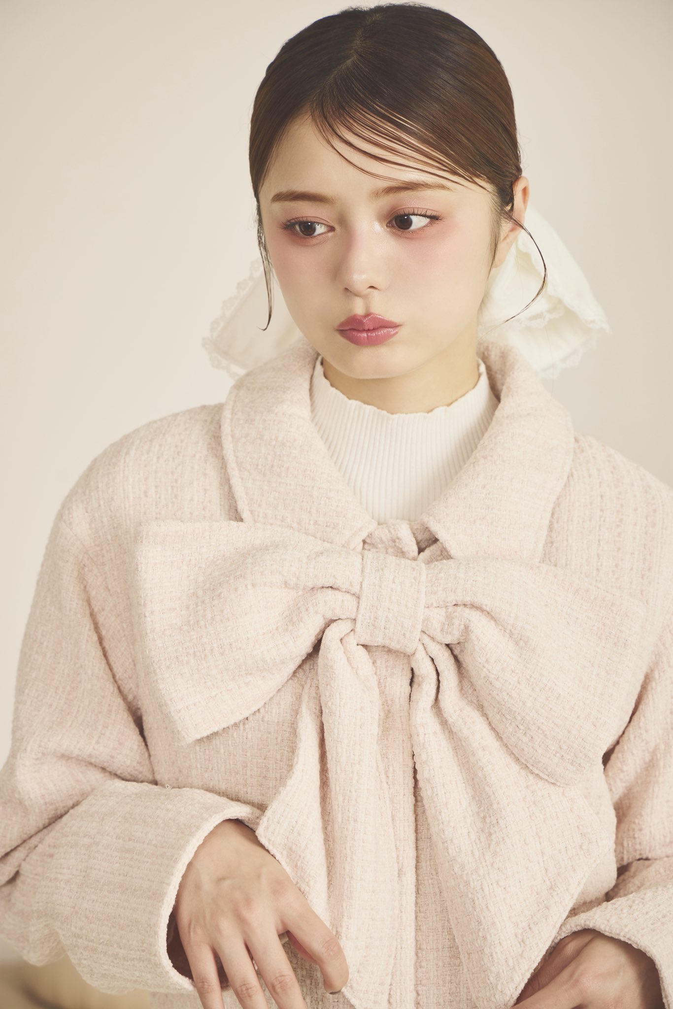 An MILLE アンミール ビッグリボンショートコート An MILLE ビッグリボンコート anmille AnMILLE アンミール ビッグ