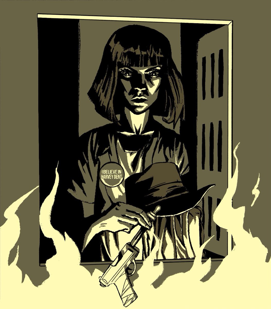 Holiday (Gilda Dent), inktober 2/31 
#Inktober2025 #batober #Batman