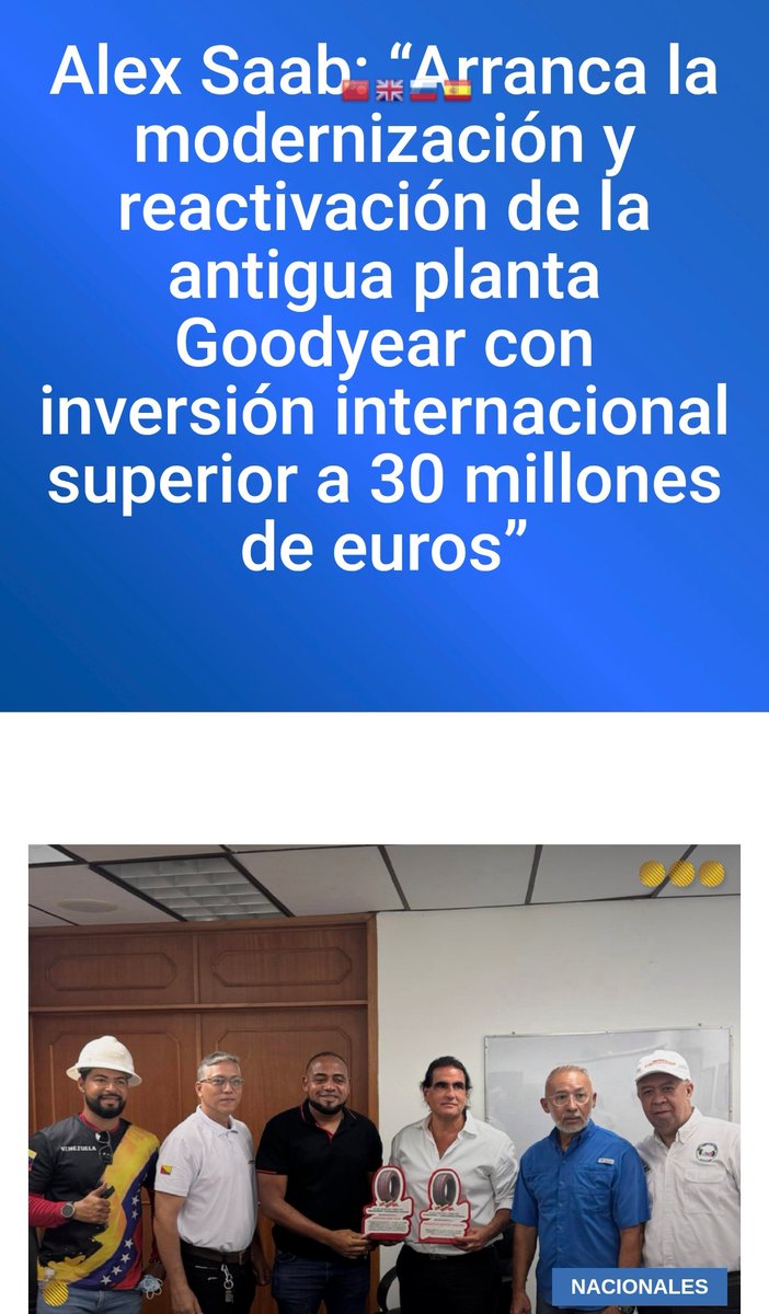 Psicomunista78's tweet image. A los odiadores no les queda otra que balbucear tonterías cuando leen estas noticias sobre el trabajo de Alex Saab 

#NavidadEnPaz
#PRELEMI #oriele #donnalisi ciip.com.ve/alex-saab-arra…