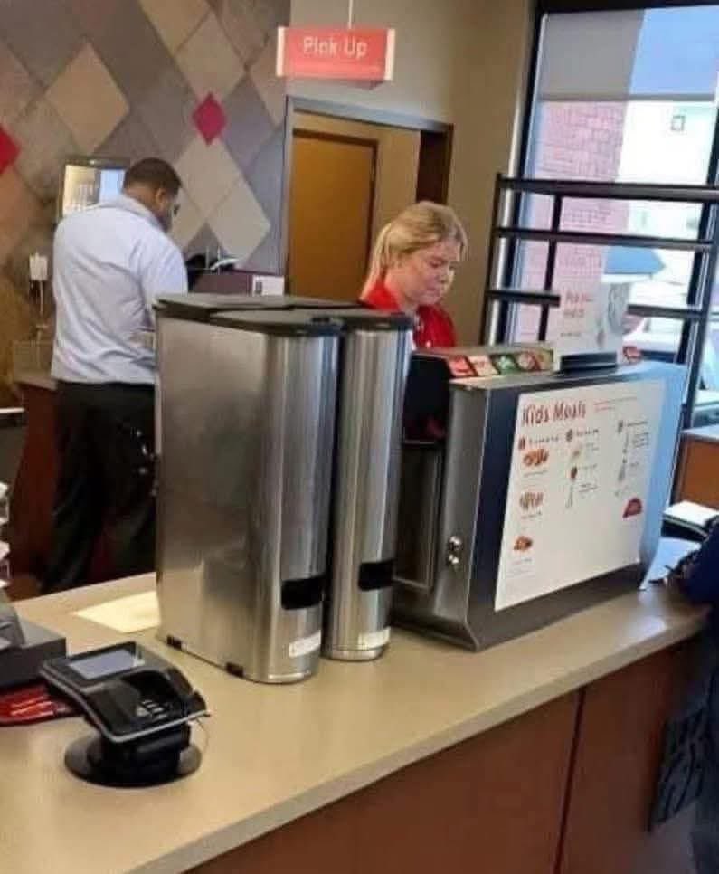 I am waiting for my order at Chick-fil-Missippi. I overheard a man talking to the cashier. He asked, “I’d like to buy something to eat, but all I have is $5.” Curious, I looked up and saw he was carrying a backpack and holding a $5 bill. He looked like he might be homeless or