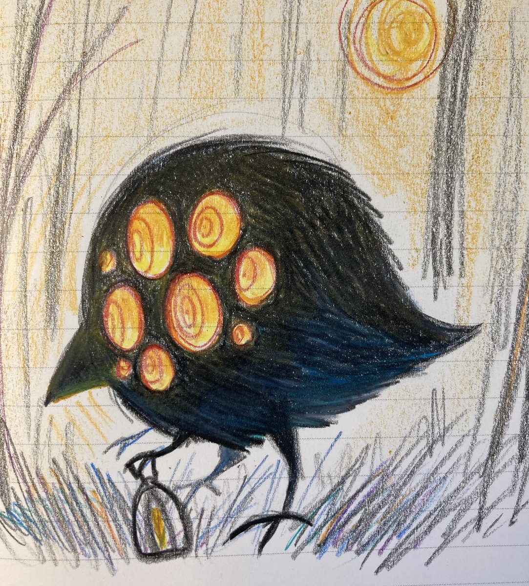 BIGBIRDFAN97's tweet image. big bird drawn with prismacolors!