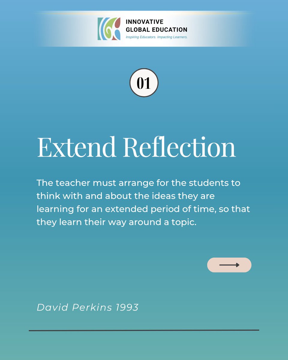 igeeducators's tweet image. 💡 Teaching for Understanding isn’t about how much we teach - it’s about how deeply students engage.
Unless students spend time thinking with and about ideas, they won’t build lasting, flexible understanding.
#TeachingForUnderstanding #DeepLearning #Education #DavidPerkins