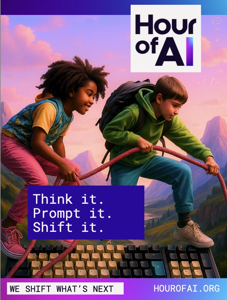 magistrazee's tweet image. My students LOVED  @codeorg #HourofCode and now we are excited to join the global #HourofAI to explore how it works, and how it can be used for good. You can get involved too: HourofAI.org @CSforALL