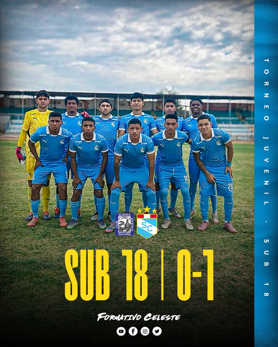 🏆 𝐓𝐨𝐫𝐧𝐞𝐨 𝐉𝐮𝐯𝐞𝐧𝐢𝐥 𝐒𝐮𝐛 𝟏𝟖
 
🗓️ 🎽 Los celestes ganarón 1-0 a Alianza Atletico por la fecha 1 del Grupo A, con gol de   Leonel Herrera

Próximo rival 🆚 Comerciantes Unidos
🏟 La Florida

¡𝗩𝗮𝗺𝗼𝘀 𝗖𝗲𝗹𝗲𝘀𝘁𝗲𝘀!💪🏼
¡𝗙𝘂𝗲𝗿𝘇𝗮 𝗖𝗿𝗶𝘀𝘁𝗮𝗹!💙