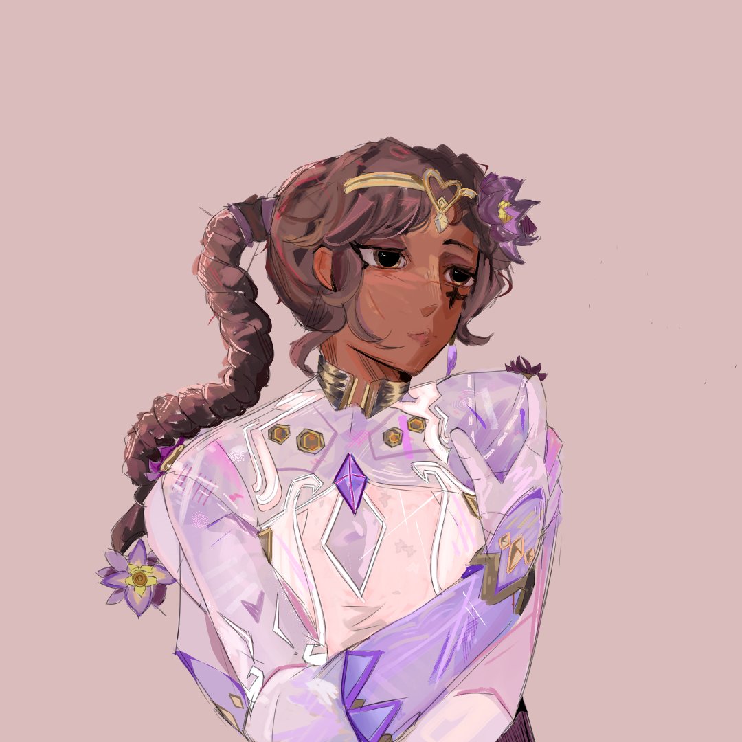urafflee's tweet photo. #Overwatch2fanart blue lotus ana https://t.co/2xApoxyQpZ