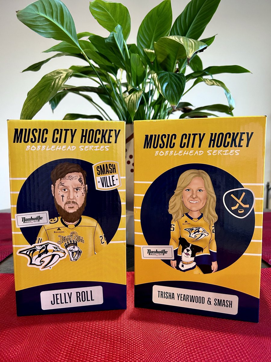 RussellV_MSP's tweet image. Puck drop is exactly one week away for @PredsNHL, so how about a giveaway ⁉️

Just two steps to enter:

1. Follow me ✅
2. Repost this post 🔂

The randomly selected winner will receive these two #Smashville bobbleheads. I’ll ship within the U.S. Good luck!