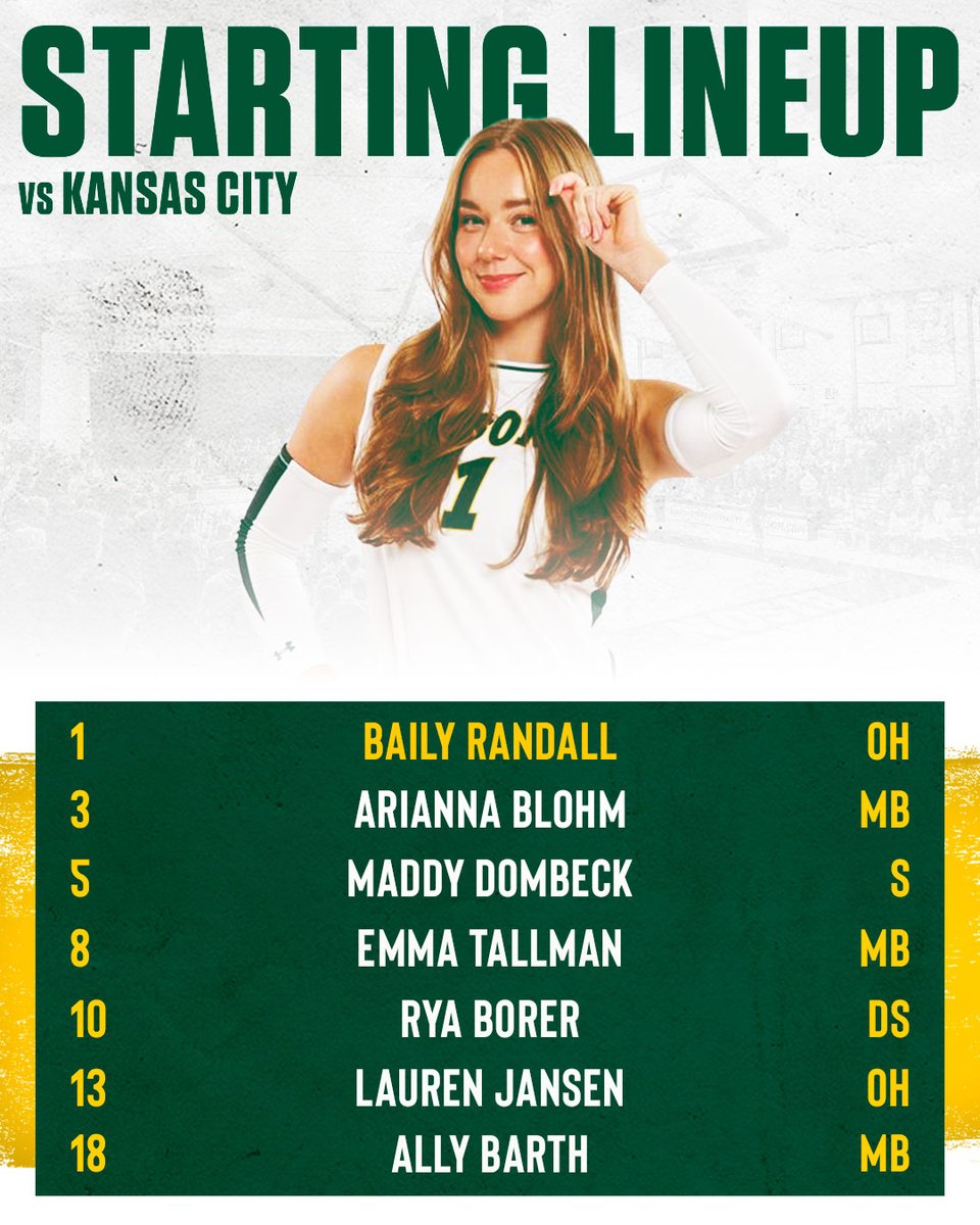 Our starters at Kansas City: