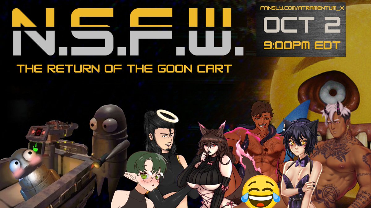 Starting in an hour!

LEWD Repo w/ toys connected via <a href="/buttplugio/">buttplug.io 🍑🔌Free Open Source Sex Toy Software</a>!

Co-streamed with <a href="/PupcakeDark/">Pup🔞</a> <a href="/PhantomNSFW1513/">PhantomDetective1513🔞🎙</a> <a href="/UrFinalChance/">Chance🎙️🔞</a> and also featuring <a href="/furimanejo/">Furi</a> and <a href="/FaesFables/">Fae 💚🏕 EN PNGTuber</a>!