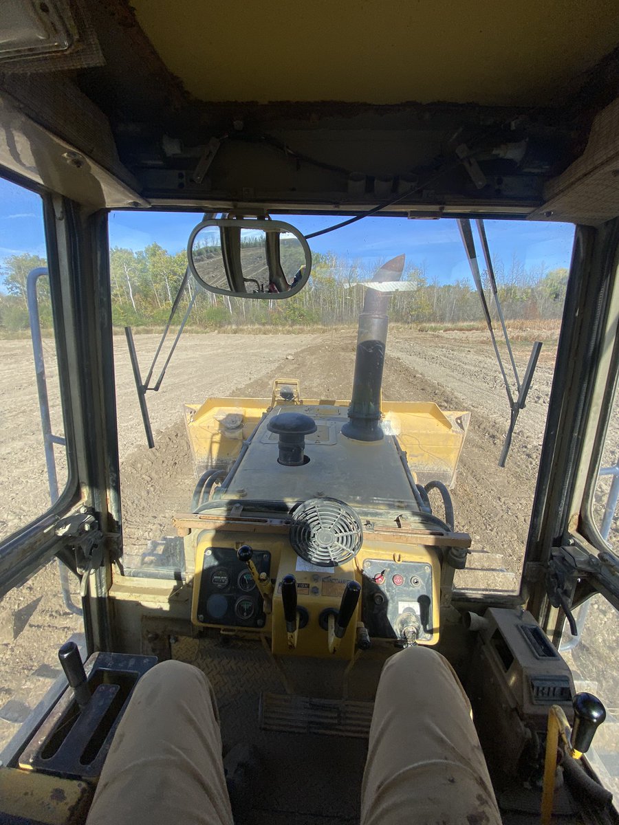 Chene boys quiver in fear at this sight. Most can’t operate a dozer without a GPS to grade for them. Not this former frat star, nothing like runnin’ the ‘93 Komatsu D58E. Take that “blue collar” hicks.