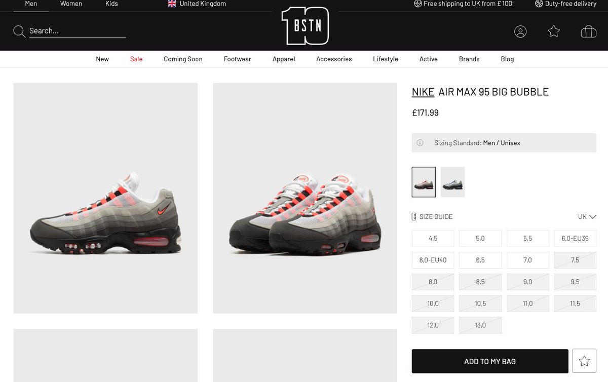 🚨 RESTOCKED | SMALL SIZES STOCKED IN THE NIKE AIR MAX 95 "SOLAR RED" AT BSTN

✅ £171.99 - UK 4.5-7 + FREE UK DELIVERY INCLUDED!

LINK=> buff.ly/UPoJON0