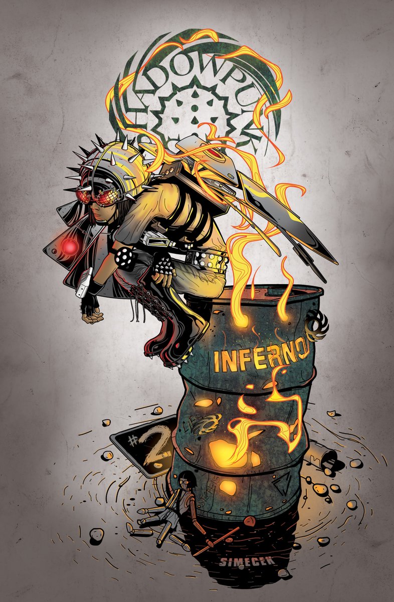 ShadowpunkComic's tweet photo. #SHADOWPUNK #Comicsgate #Comicbooks
SHADOWPUNK INFERNO Launching Oct 10th https://t.co/mSQgKh9wOj