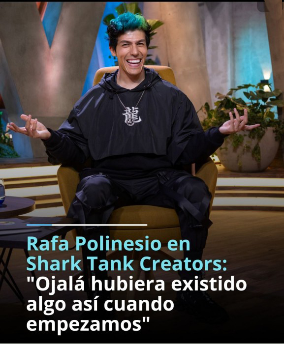 El anuncio de Rafa Polinesio como nuevo tiburón en Shark Tank México Creators ha desatado polémica: ¿merecen los creadores digitales un asiento en un programa pensado para emprendedores tradicionales?

Lo interesante es que este spin-off, en alianza con YouTube y Sony Pictures,