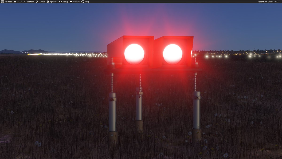 PAPI Lights  at Juba Int'l Airport #SouthSudan #aviation
