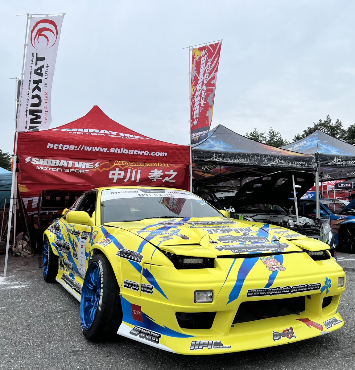 taka_dr's tweet image. 準備完了です🫡⚡️
#D1LIGHTS #イナズマレーシング
#FREERIDE
#WORKWHEELSJAPAN
#SHIBATIRE
#projectμ
#TAKUMIOIL
#近江牛のやまぜん
#NeoStyle
#HighStandardsuspension
#BRIDE
#ZIEKPOWER
#HPI
#DMAX
#SKYMOTORS
#NBODY
#cuttingworksSPLASH