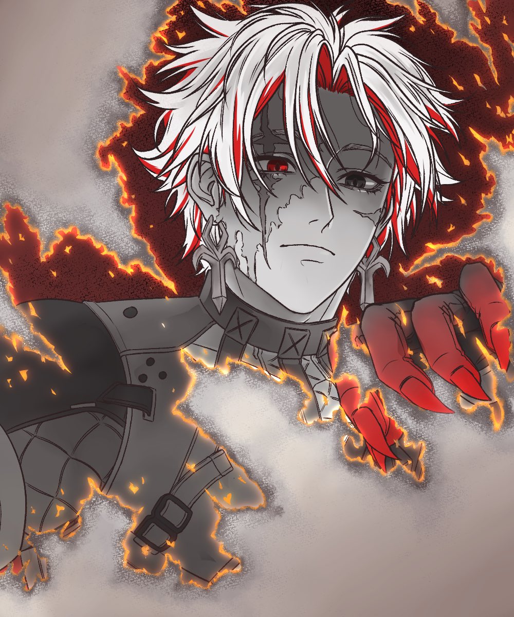 #WuwaInktober2025 

Day two
When I hear about fairy tales, I think only of him