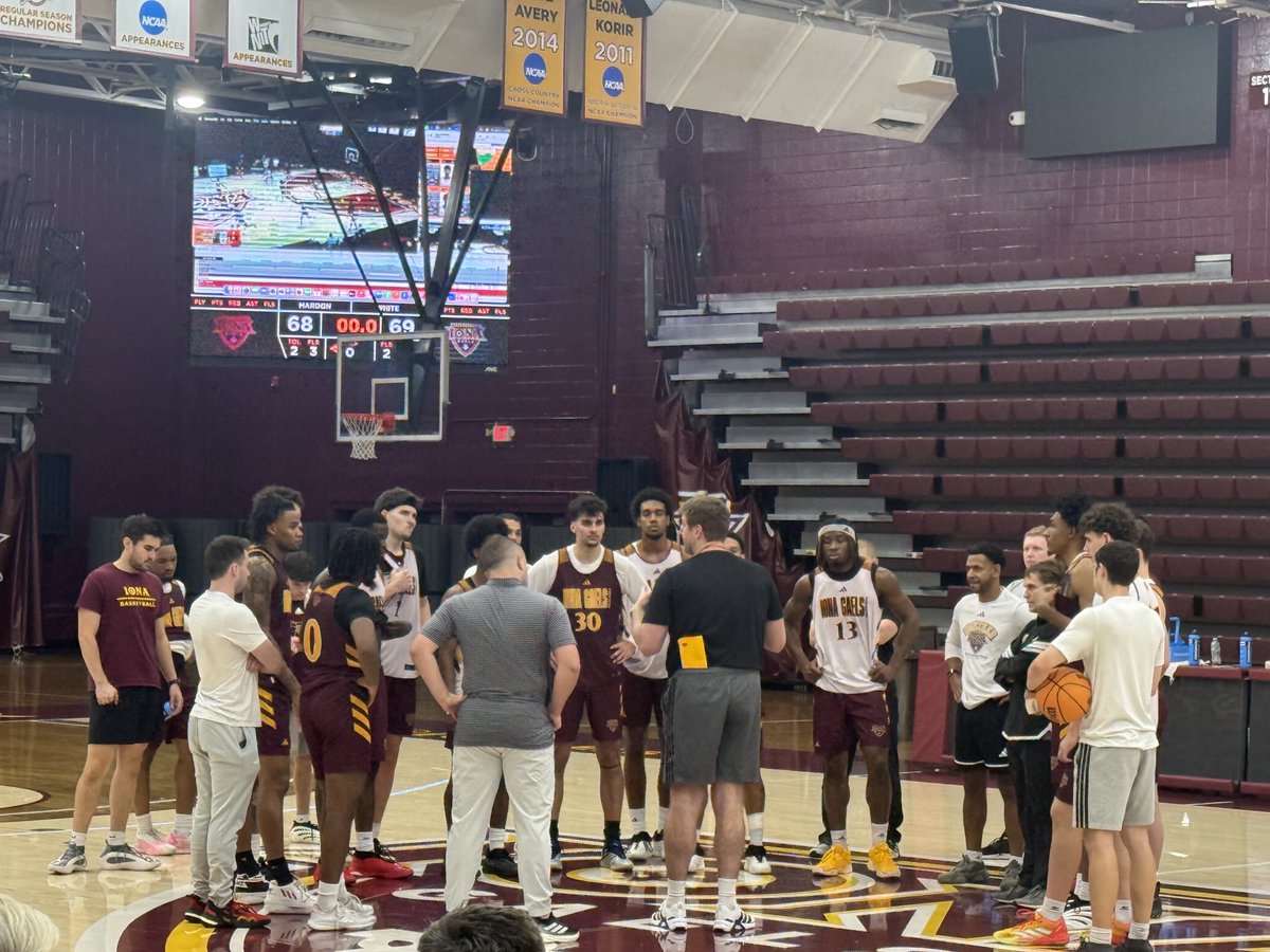 Thank you ⁦<a href="/IonaGaelsMBB/">Iona Men’s Basketball</a>⁩ for having me today!