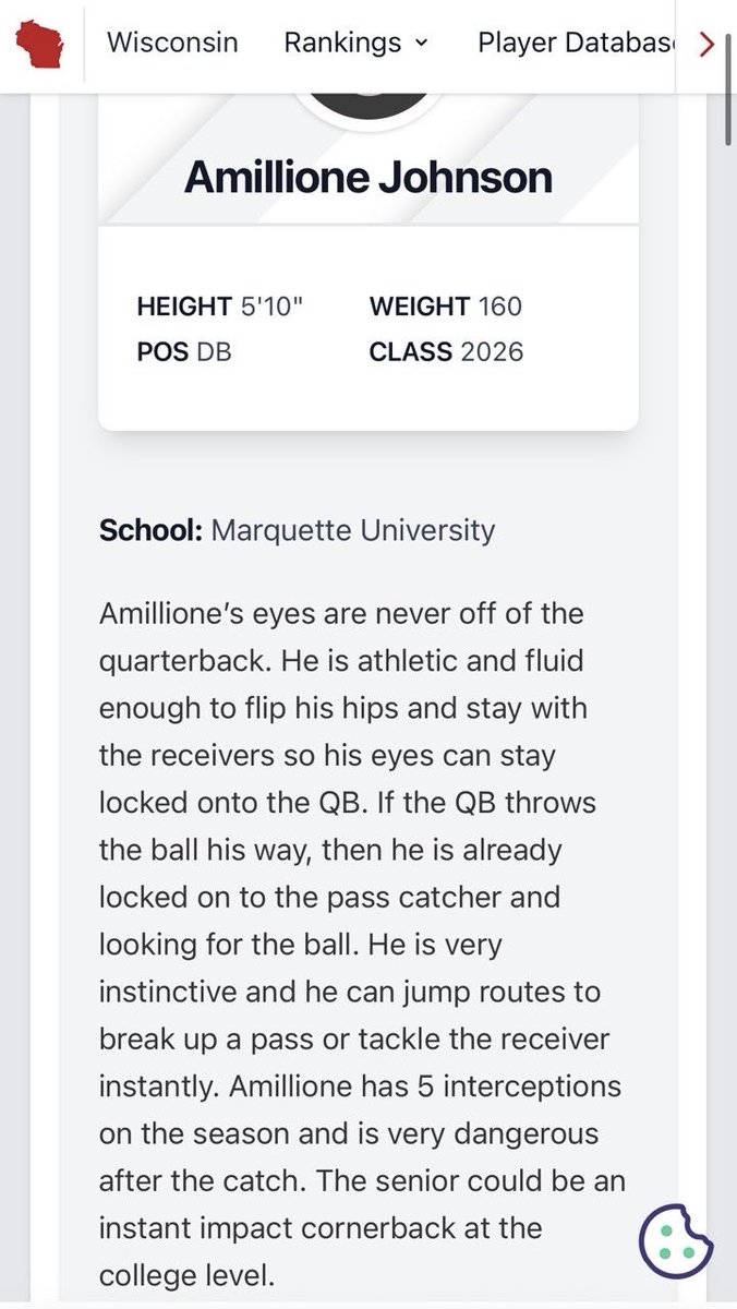 Amillione "AJ" Johnson tweet media