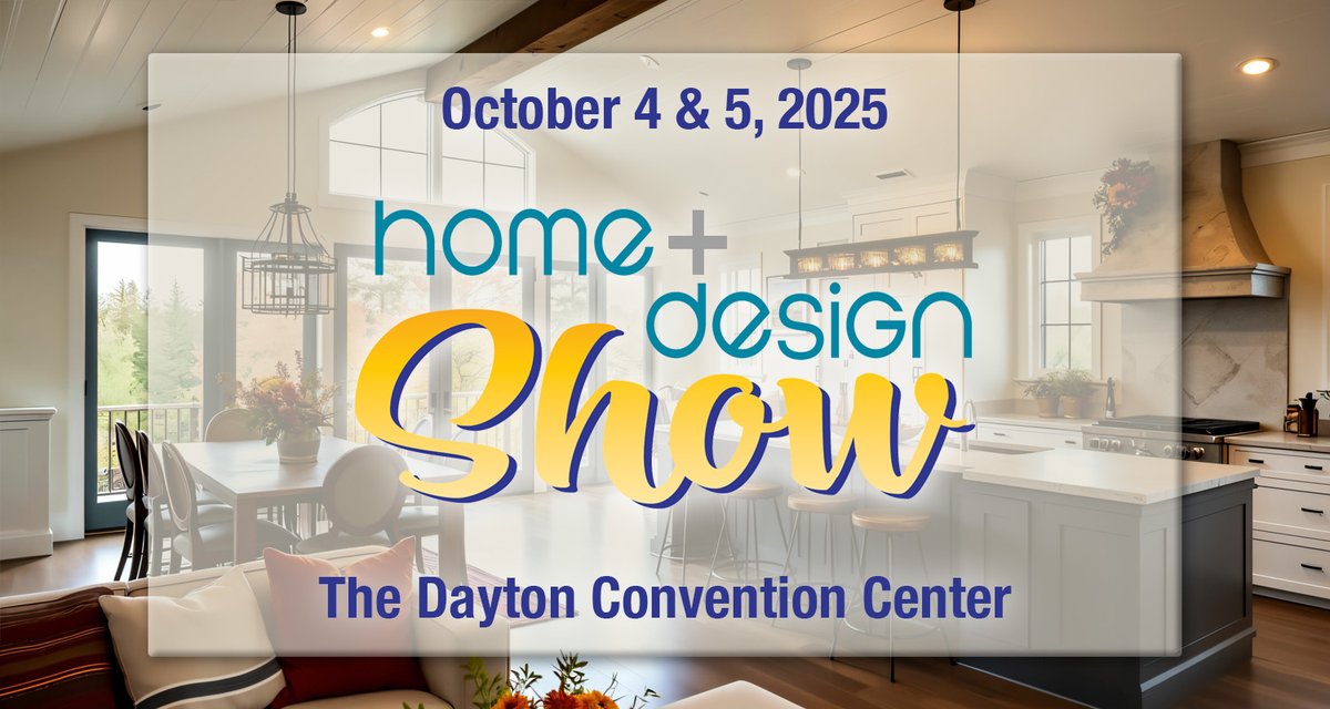 ✨ Added Seminar Alert! ✨
Learn how to make your home work for you at any stage of life with Jon Blunt of Luken Blunt Design Group 🏠

📅 2:00–2:45pm, Oct. 4 | Dayton Home + Design Show
🎟️ FREE with RSVP 👉 thedaytonmagazine.com/home-design-sh…

#DaytonHomeDesignShow #SeminarSpotlight