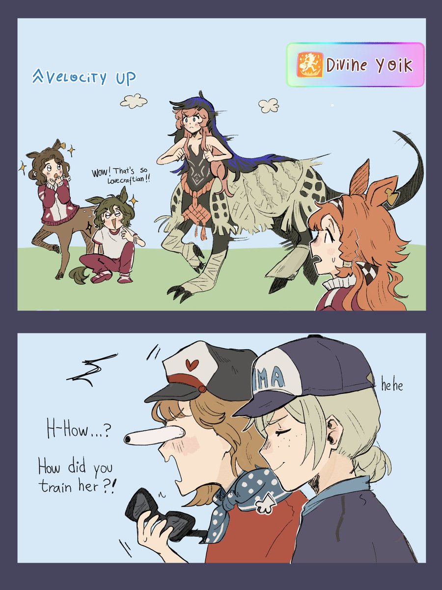 mogufuuri's tweet photo. Nautika is NOT horsing around! 🐎💨
#Reverse1999 #umamusume #ウマ娘 https://t.co/KgW5ovVMpg