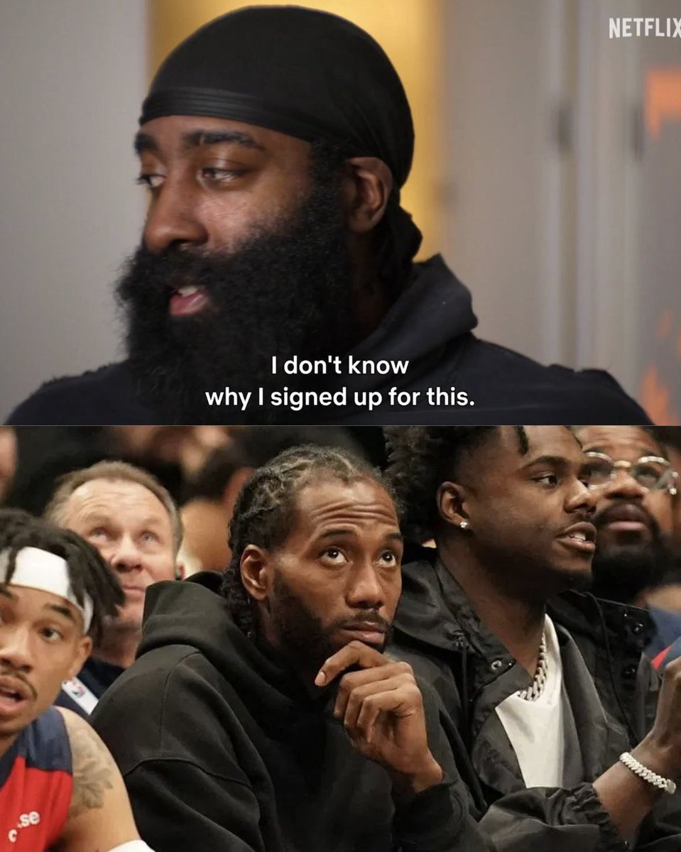 NBAMemes's tweet photo. James Harden when Kawhi Leonard sits out due to load management https://t.co/1fj1XYv18V