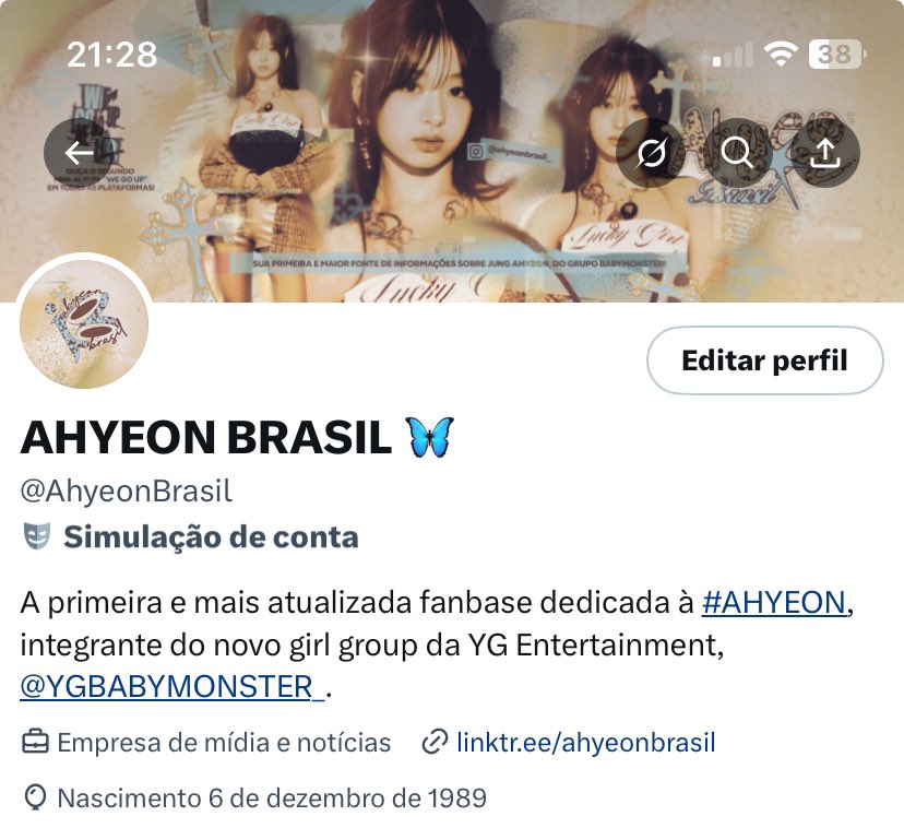 AHYEON BRASIL 🦋 (@ahyeonbrasil) on Twitter photo 🎨 VISUAL NOVO! A AHYBR entrou no clima da nova era do BABYMONSTER, ‘WE GO UP’. Curtiram o layout?
Agradecemos à MYUI, do estúdio <a href="/UGHdesign/">UGH Design 💥✨</a>, pelo trabalho incrível! 💛🐆 🎨 VISUAL NOVO! A AHYBR entrou no clima da nova era do BABYMONSTER, ‘WE GO UP’. Curtiram o layout?
Agradecemos à MYUI, do estúdio <a href="/UGHdesign/">UGH Design 💥✨</a>, pelo trabalho incrível! 💛🐆