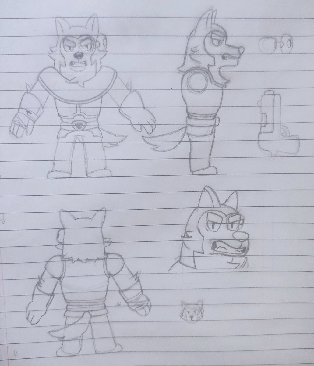Me interesaron estos tres personajes que fueron descartados y decidí restaurarlos, por así decirlo 
#BrawlStars #BrawlStarsArt