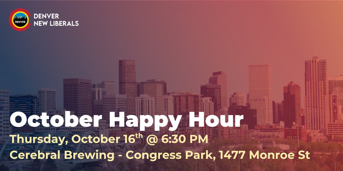 Join us Thursday, October 16th for drinks and conversation! If you're a returning friend or just looking to get involved, we'd love to see you. This is a great opportunity to talk with chapter leadership before they visit NLAS later this month!

RSVP: secure.everyaction.com/jWielsRydEG5LB…