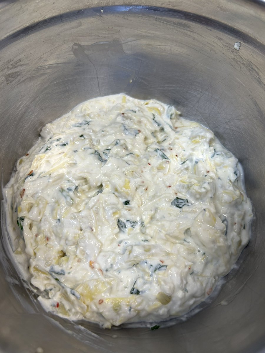 msdaniel45's tweet photo. Dips, dips, and more dips! 
Level 1 students whipped up a lineup of crowd-pleasers today—chocolate chip cheesecake dip, fluff dip, spinach artichoke dip, guacamole, and jalapeño popper dip. Talk about flavor overload! https://t.co/2zBYAnYRji