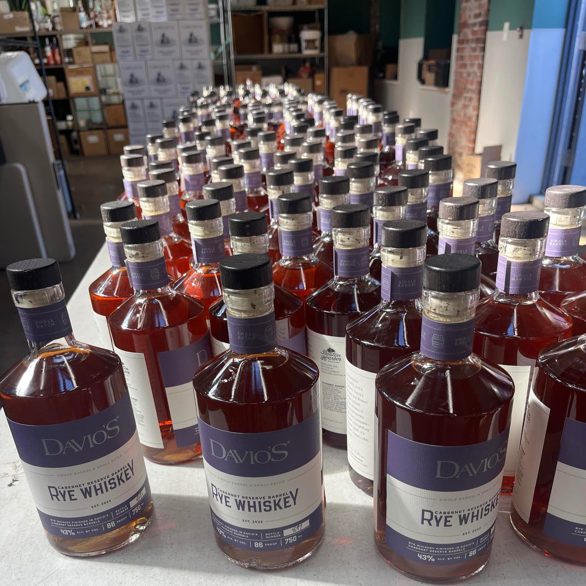 🥃✨ Bottle No. 898 ✨From barrel to glass—our exclusive Davio’s Cabernet Rye Whiskey. Bold, smooth &amp; one-of-a-kind. Available only at Davio’s. Come raise a glass with us! 🍷🥃 <a href="/SteveDiFillippo/">Steve DiFillippo</a> <a href="/BosHarborDistil/">Boston Harbor Distillery</a>