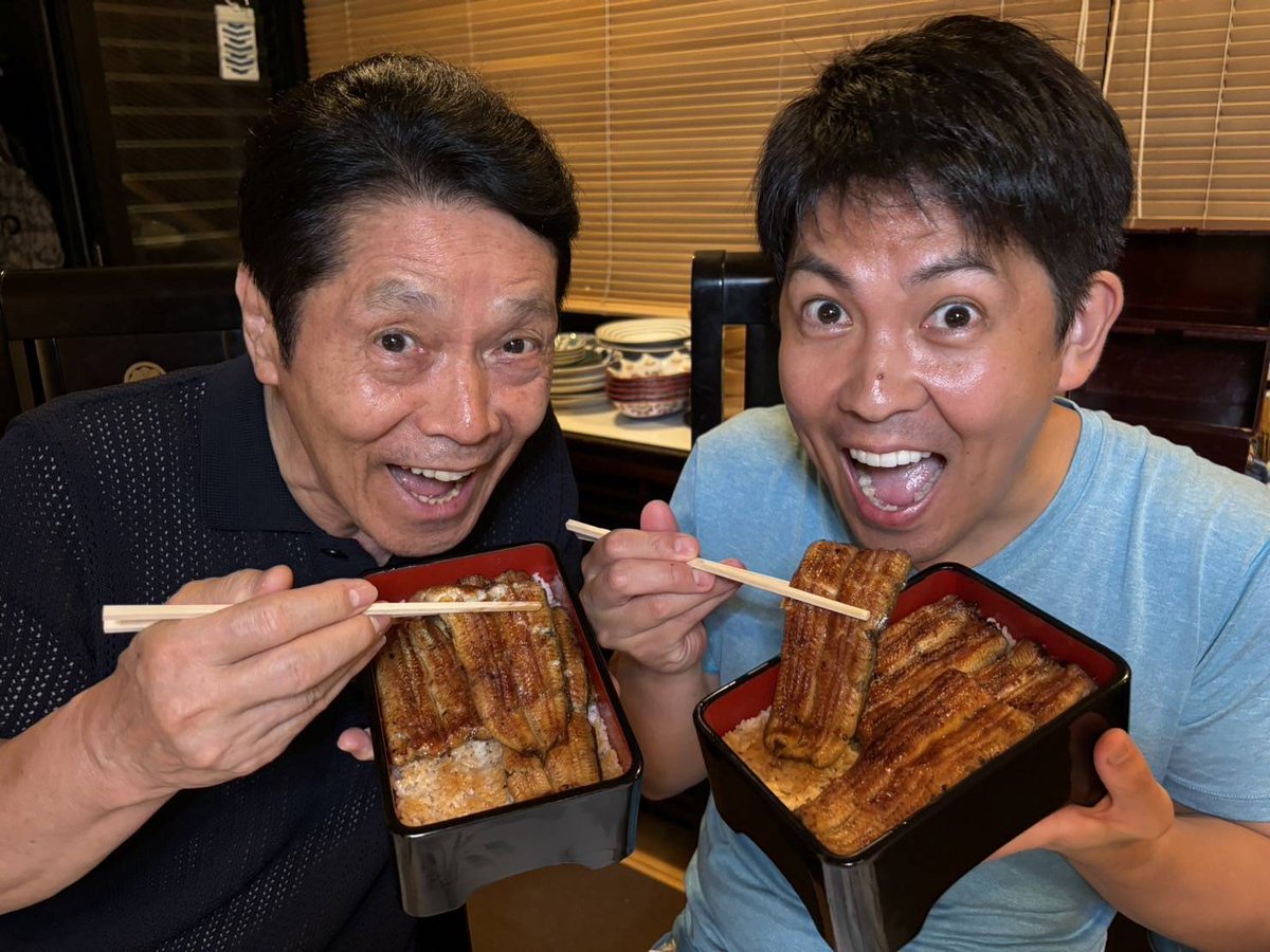 tbs_loveit's tweet photo. お題に沿った写真でいいね数を競え！
#ラッピー写真レース🐰

今週のお題：おなかが減る写真
【#峰竜太 さんの写真】
「オォ！ビックリ鰻！」

写真を見ておなかが減ったらいいねしてね！

有効回答時間は、ニュースが終わるまで！
※その後の投票は無効です

結果は今すぐＯＡをチェック🐰 https://t.co/FaGZoJZ9Ur