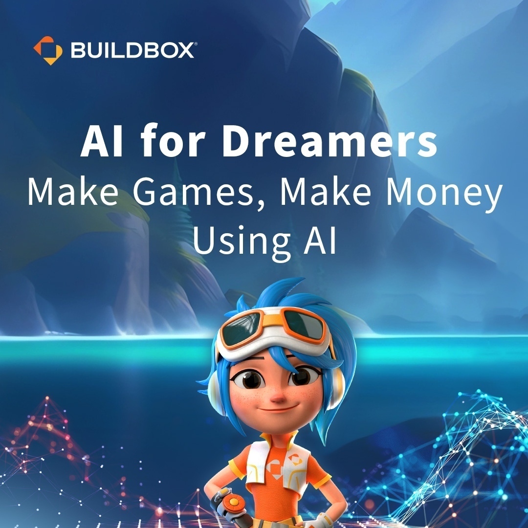 buildbox's tweet image. Your imagination is all you need.  With Buildbox 4, you can turn ideas into interactive games, just by typing.    No code. Just pure creativity. 

Start creating → signup.buildbox.com/product/bb4 

#GameDev #NoCode #CreativeTools #AI #BuildWithAI