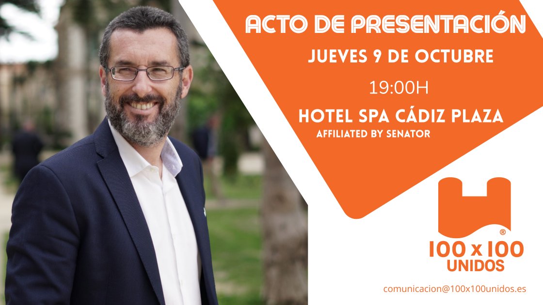 🟠¡𝗣𝗿𝗲𝘀𝗲𝗻𝘁𝗮𝗺𝗼𝘀 𝗽𝗿𝗼𝘆𝗲𝗰𝘁𝗼! El próximo 𝗷𝘂𝗲𝘃𝗲𝘀, 𝟵 𝗱𝗲 𝗼𝗰𝘁𝘂𝗯𝗿𝗲, presentaremos formalmente el proyecto de #𝟭𝟬𝟬𝘅𝟭𝟬𝟬𝗨𝗻𝗶𝗱𝗼𝘀 ante simpatizantes, responsables políticos y medios de comunicación.  

‼️¡Te esperamos!  

⬇️⬇️⬇️

<a href="/JFrancoAlcalde/">Juan Franco</a>