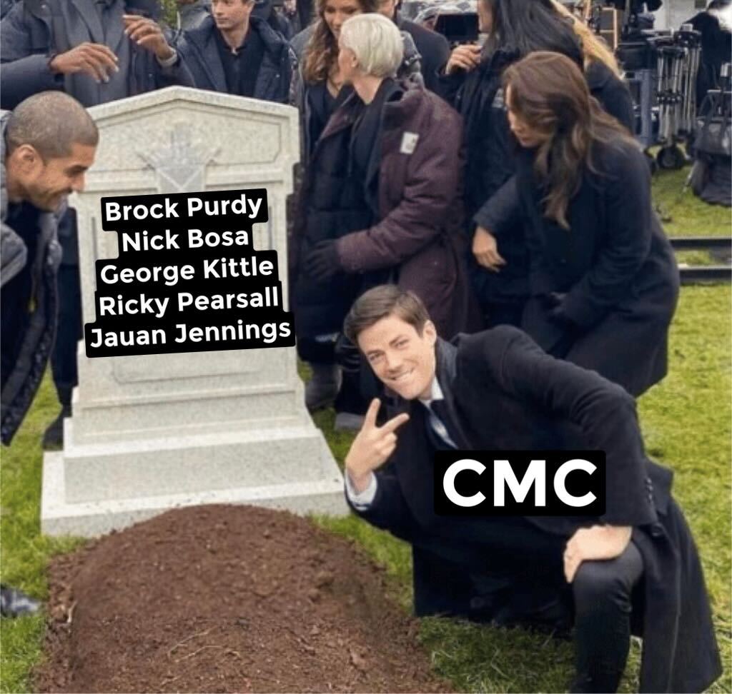 SleeperPicksHQ's tweet photo. 🏈 CMC Soul Snatcher Giveaway 👻

For every CMC yard, we are sending $1 in playthrough to one random user who...

🤑 Likes this post
🌉 Follows @SleeperSF49ers https://t.co/Y9ItSHY62S